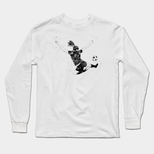 Soccer Player Girl Long Sleeve T-Shirt